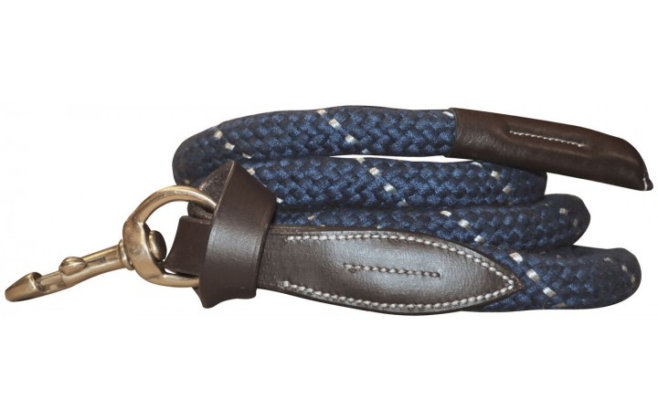 Cuir marron / Corde marine